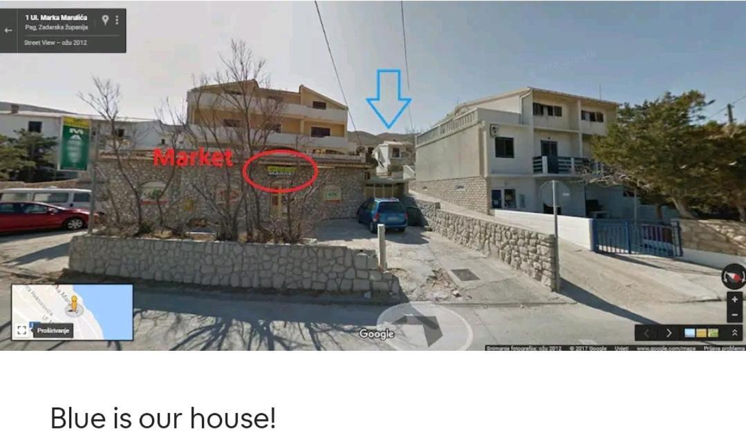 Studio-App Iva, Balcony With Sea View - 50 M From Beach Pag Town Esterno foto